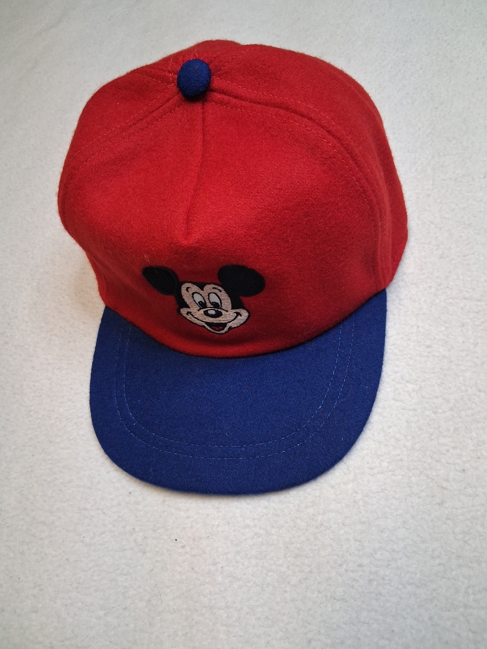 Vintage Disney Red and Black Mickey Baseball Cap